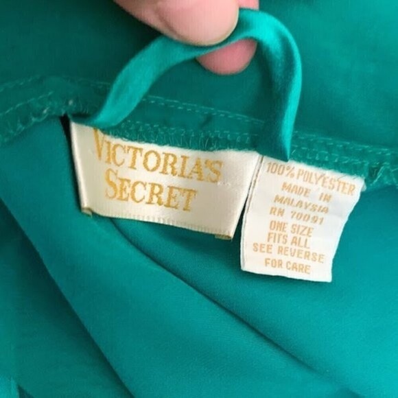 Victoria's Secret Gold Label Silky Lightweight Sheer Tie Vintage Kimono Robe - Picture 11 of 13